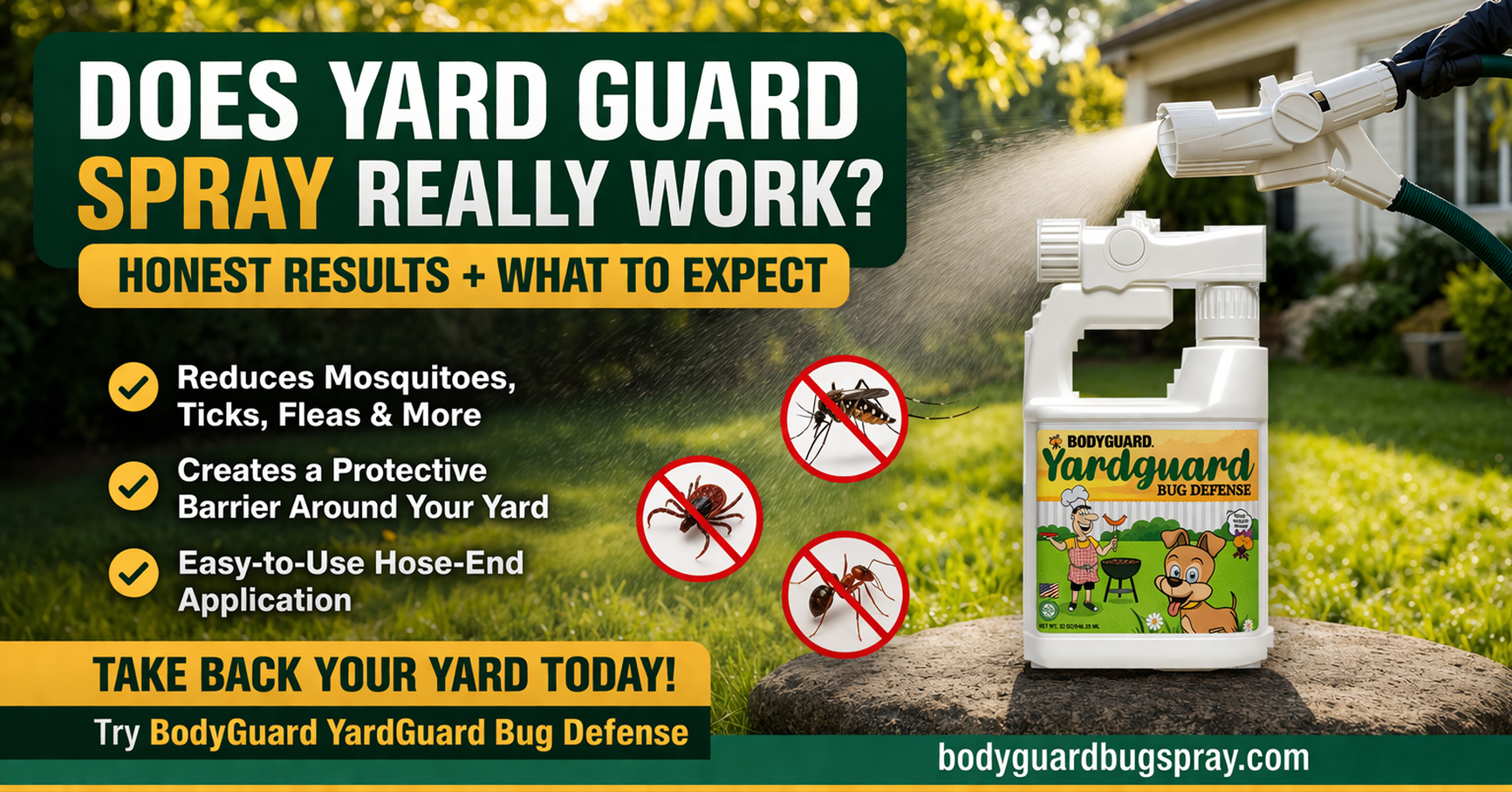 Does Yard Guard Spray Really Work? – Bodyguard BugSpray